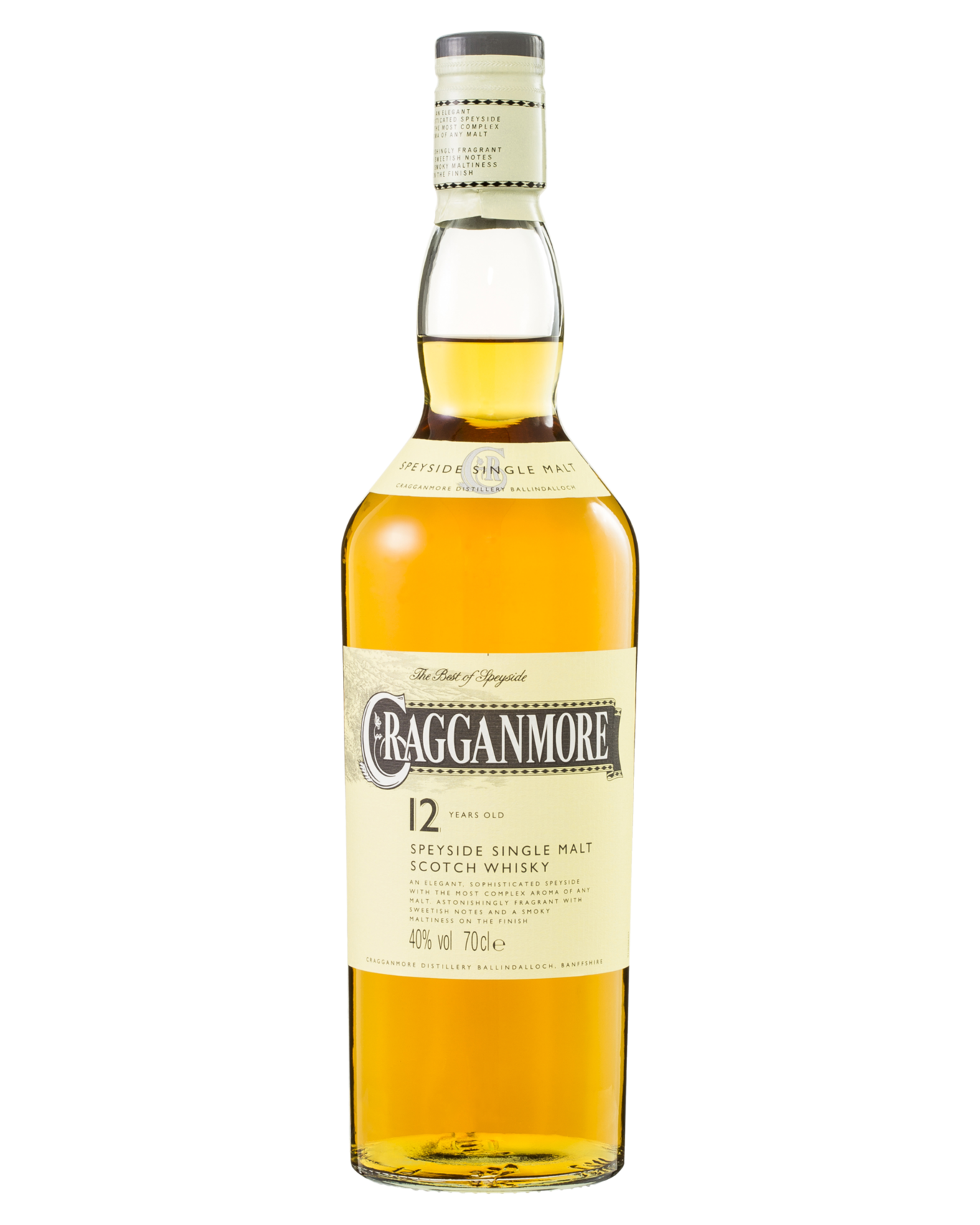 Cragganmore 12 and Glenfiddich 12 Single Malt Scotch Whisky