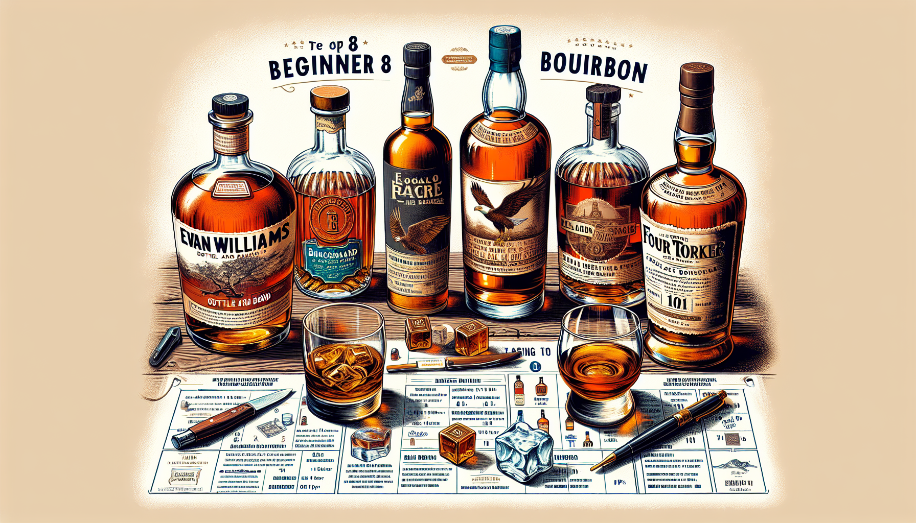 Best Beginner Bourbons: Top 8 Picks with Tasting Notes and Recommendations